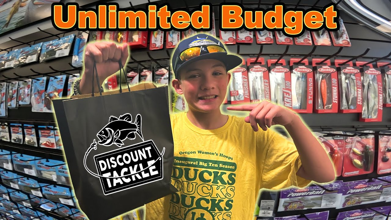 I gave my Son an Unlimited Budget For a Fishing Tournament!