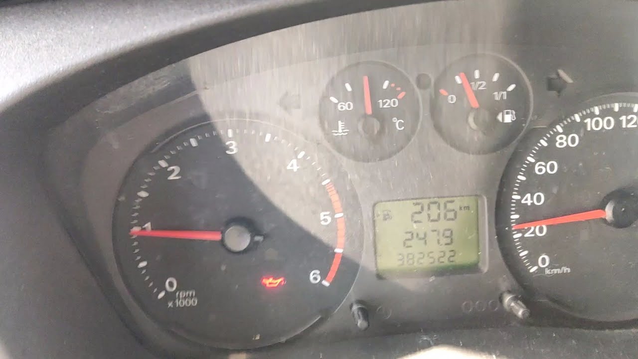 Загорелась лампочка давления масла! Форд транзит 2.4, общий пробег за 400.000 км