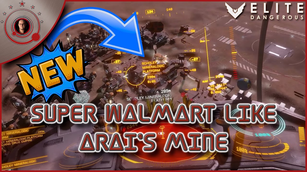 New Super Walmart (Like Arai's Mine) to Farm On Foot Engineering Materials - Elite Dangerous Odyssey