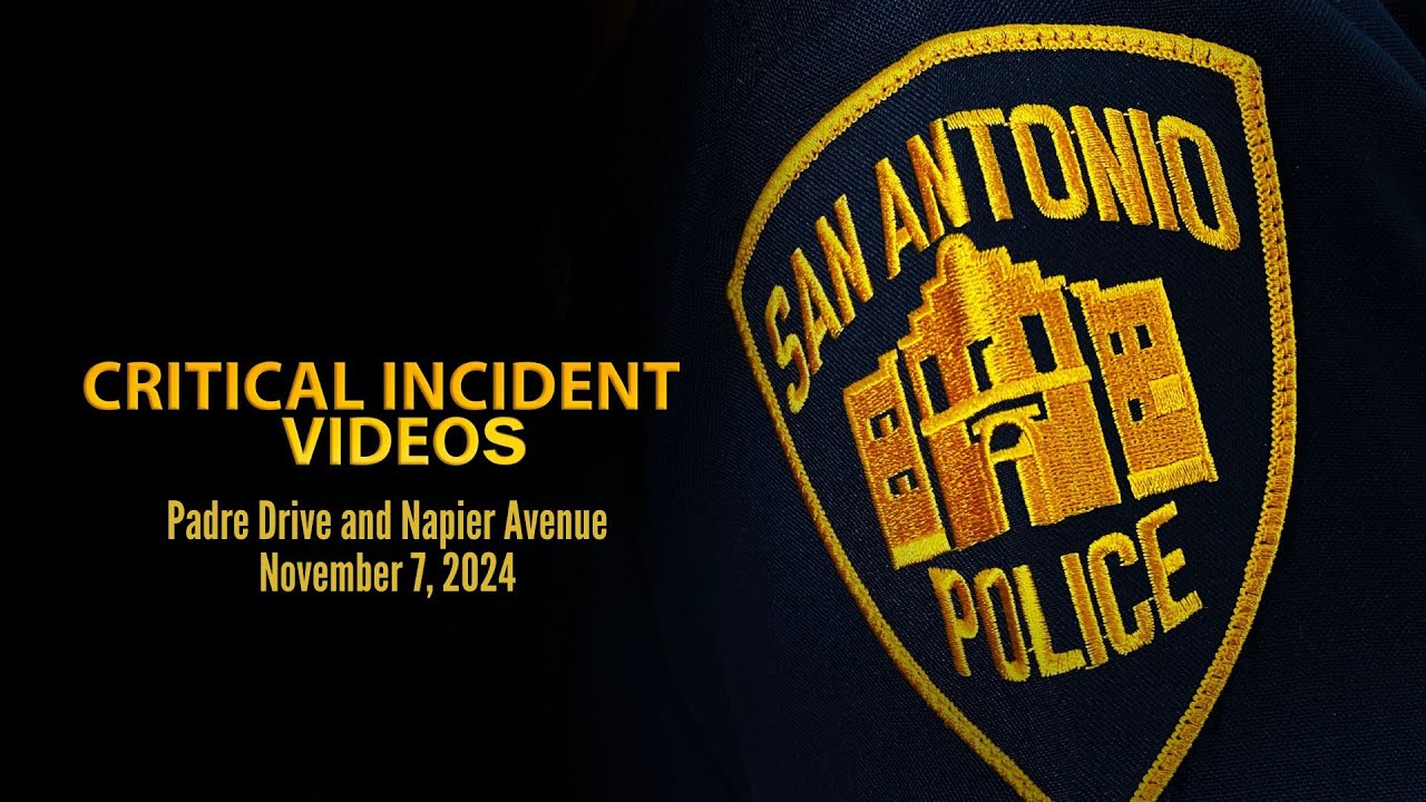 San Antonio Police Critical Incident Video Release: Padre Drive and Napier Avenue
