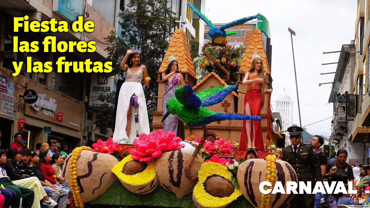 FIESTA de las FLORES y las FRUTAS AMBATO 2025 // FIESTAS DE AMBATO 🇪🇨