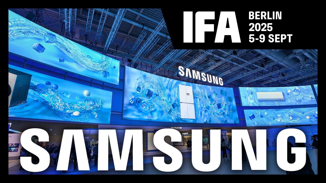 SAMSUNG @ IFA 2025 CITY CUBE | Full Booth Tour | Micro RGB, MicroLED and more | HIGHLIGHT !