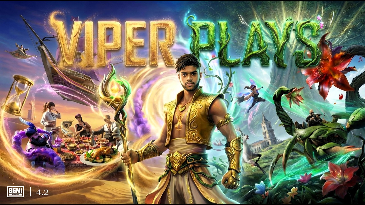 🔴 BGMI 4.2 Genie Update LIVE! Exploring the new update 🔥Sponsor needed for PS5 Pro 🎮#viperplays