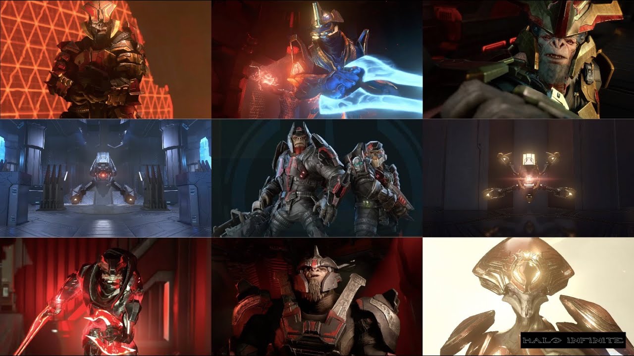 Halo Infinite: Все битвы с боссами на легендарном уровне сложности.