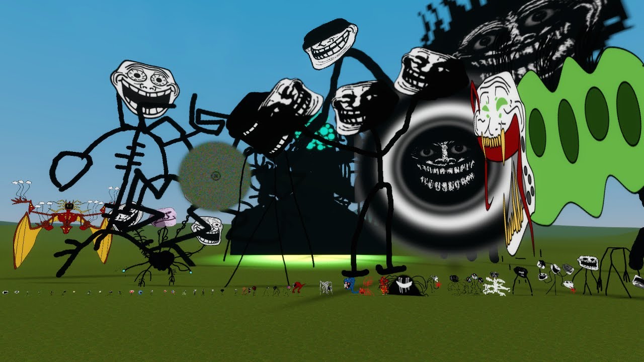 ALL TROLLGE NPCs SIZE COMPARISON!! Garry's Mod Sandbox