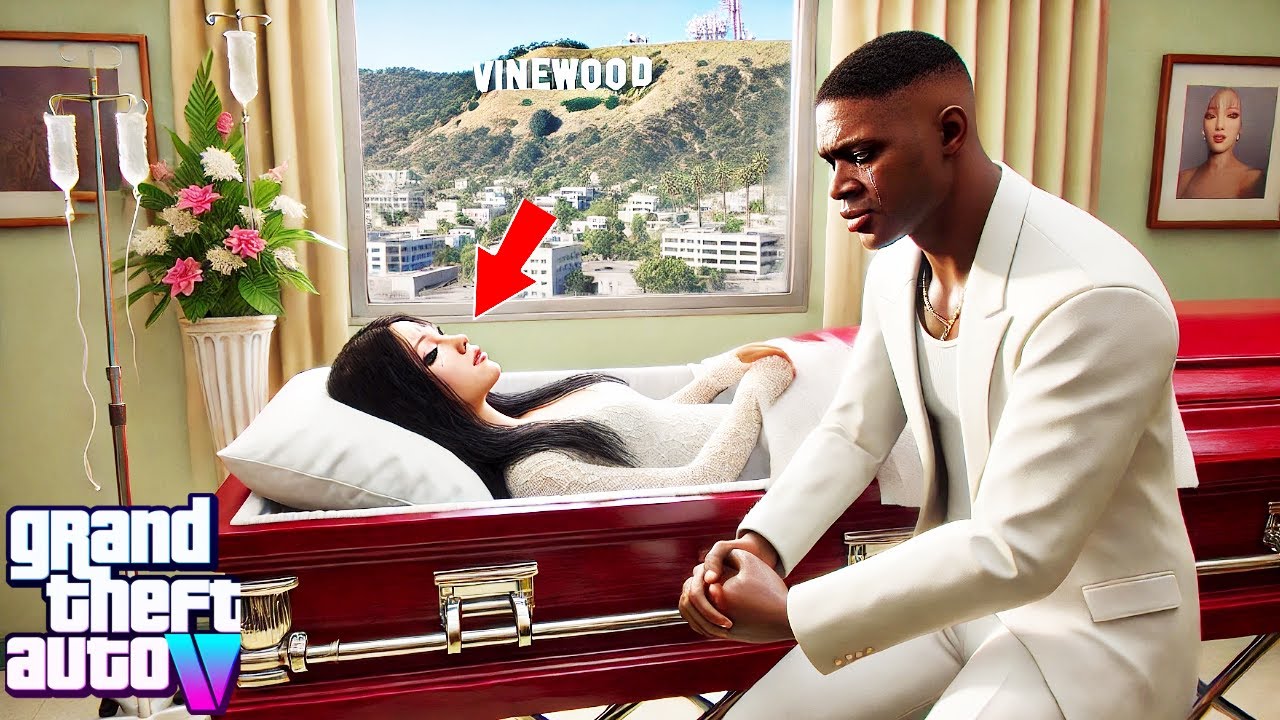 💔😭Franklin Says Goodbye To His Dead Wife Mia-💔😭GTA 5 Real Life Mod Remastered Season 3 Episode 3