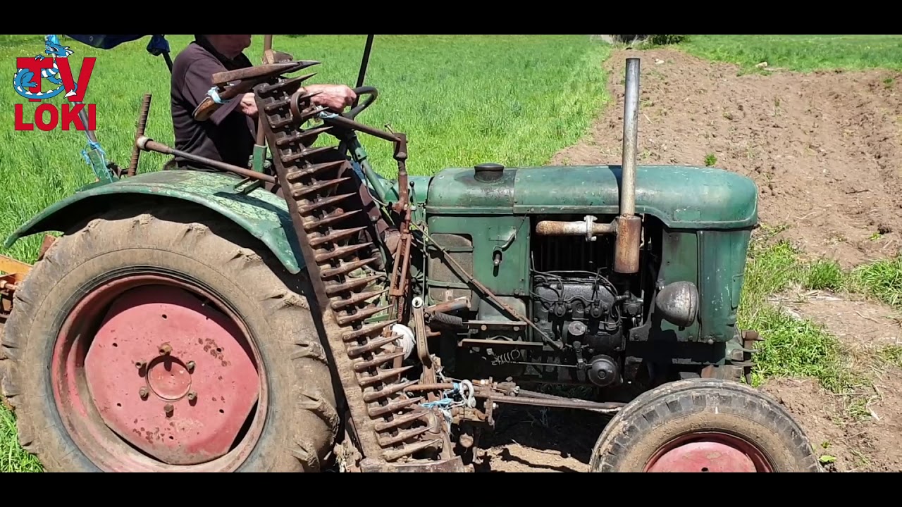 Tractor DEUTZ F2L 612 2 cylinder diesel 1956.