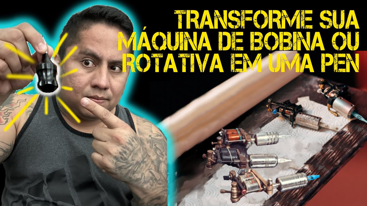TRANSFORME SUA MÁQUINA ROTATIVA OU BOBINA EM UMA PEN