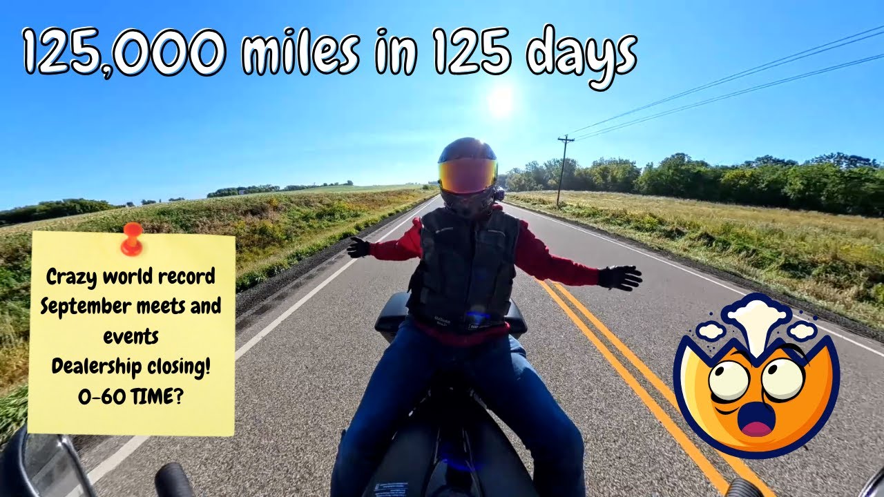 125,000 miles in 125 days WORLD RECORD