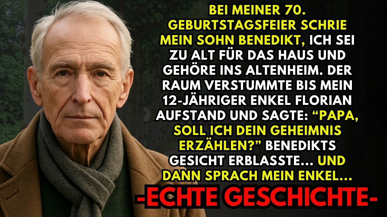 Mein Enkel enthüllte sein schockierendes Geheimnis seines Vaters auf der Familienfeier...