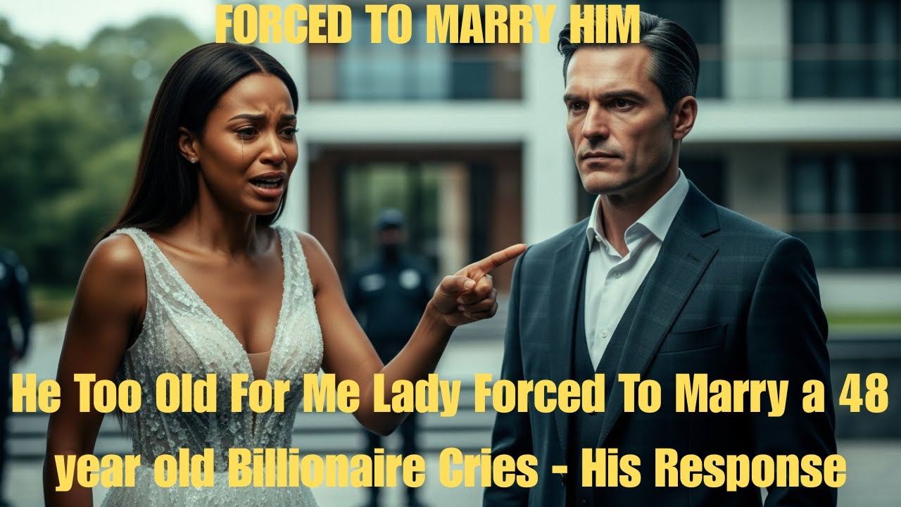 He Too Old For Me” Lady Forced To Marry a 48 year old Billionaire Cries - His Response
