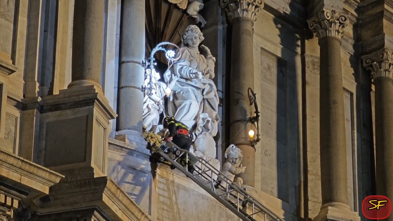 Catania - Festa di Sant' Agata - Omaggio Floreale dei Vigili del Fuoco a Sant'Agata - 01/02/2026