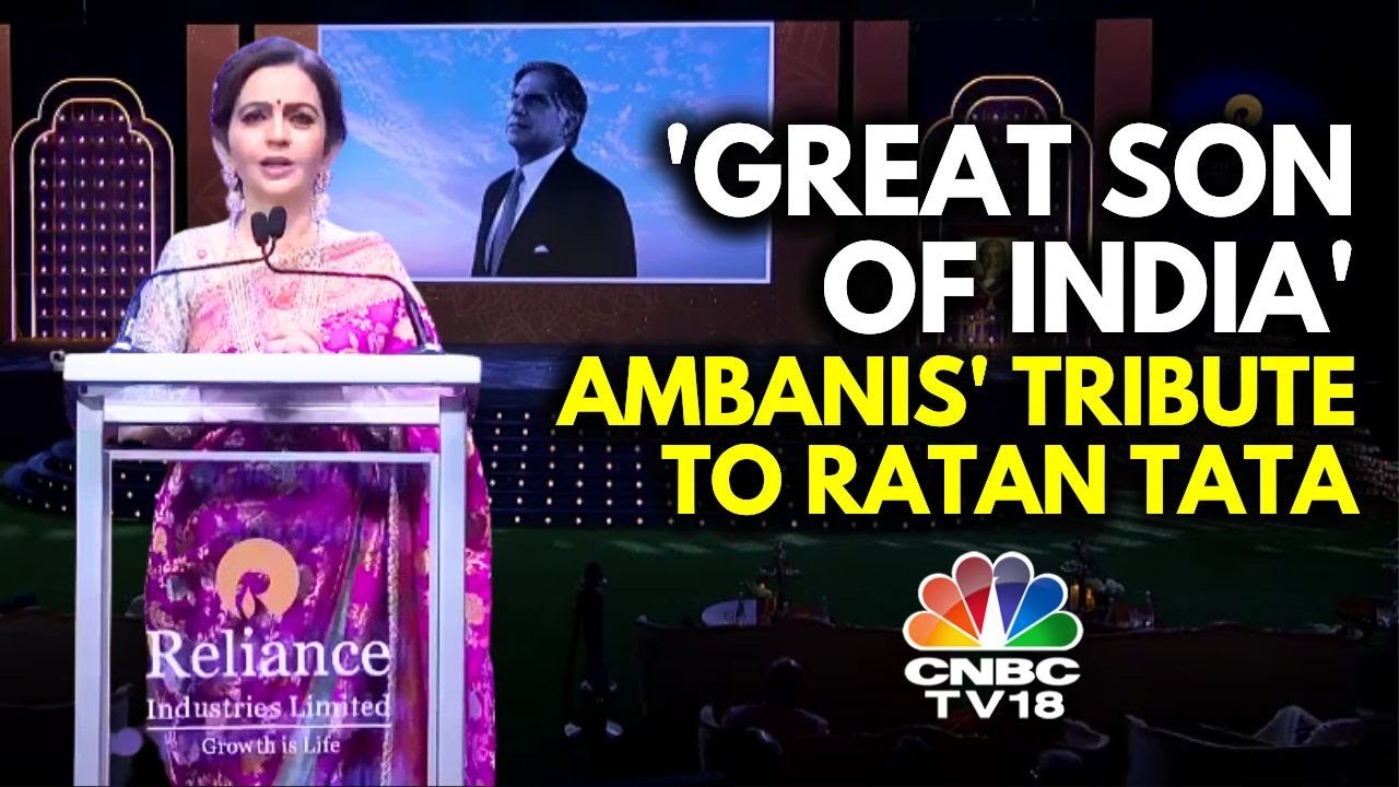 The Ambanis & Reliance Employees Pay Tribute To Ratan Tata | N18V | CNBC TV18