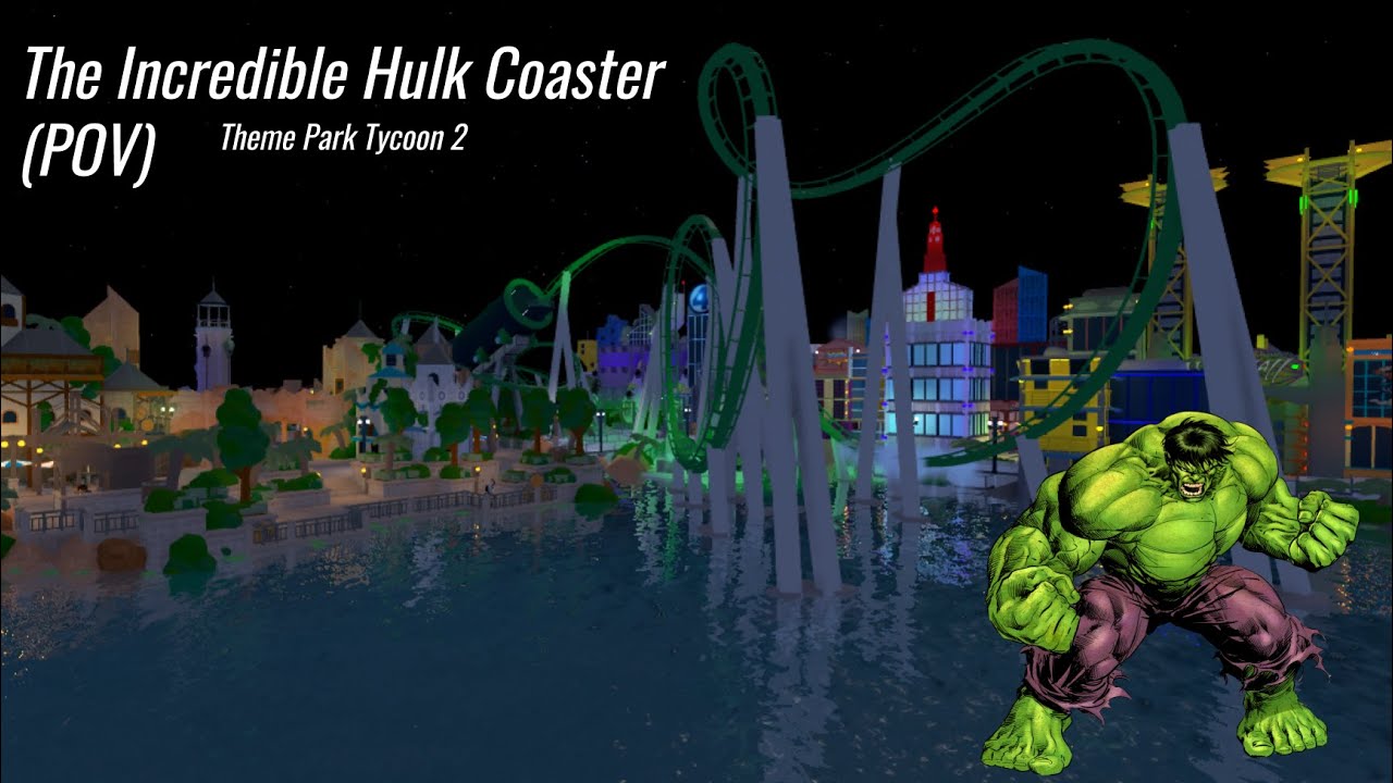 The Incredible Hulk Coaster TPT2 POV