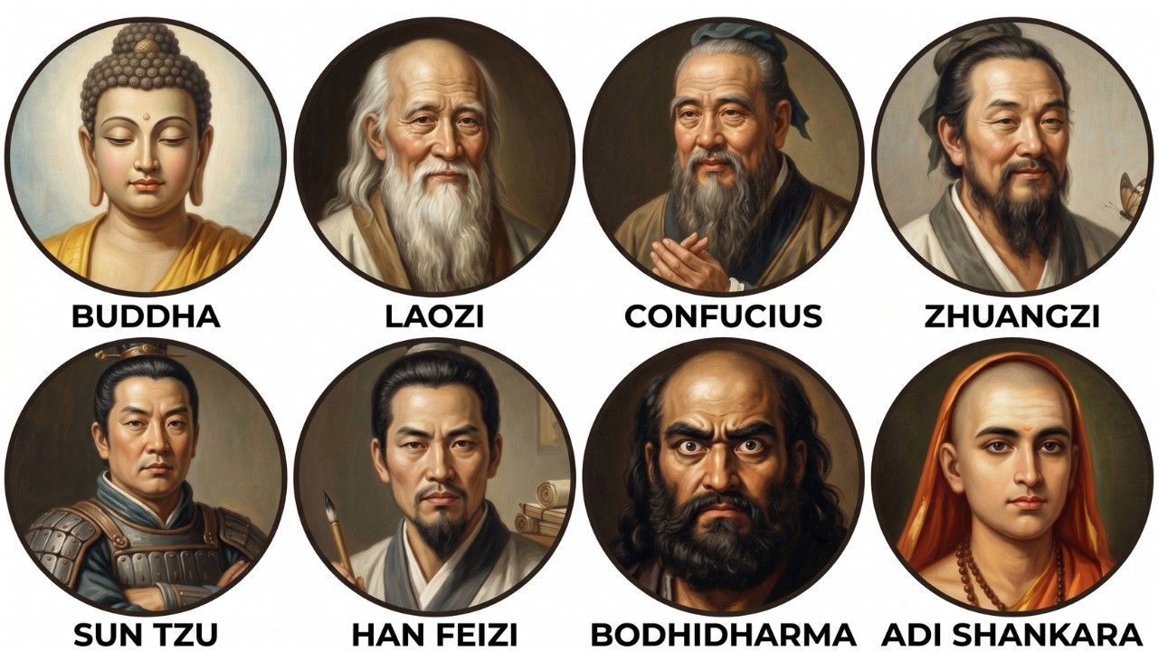 Every Eastern Philosopher Explained - in 6 minutes