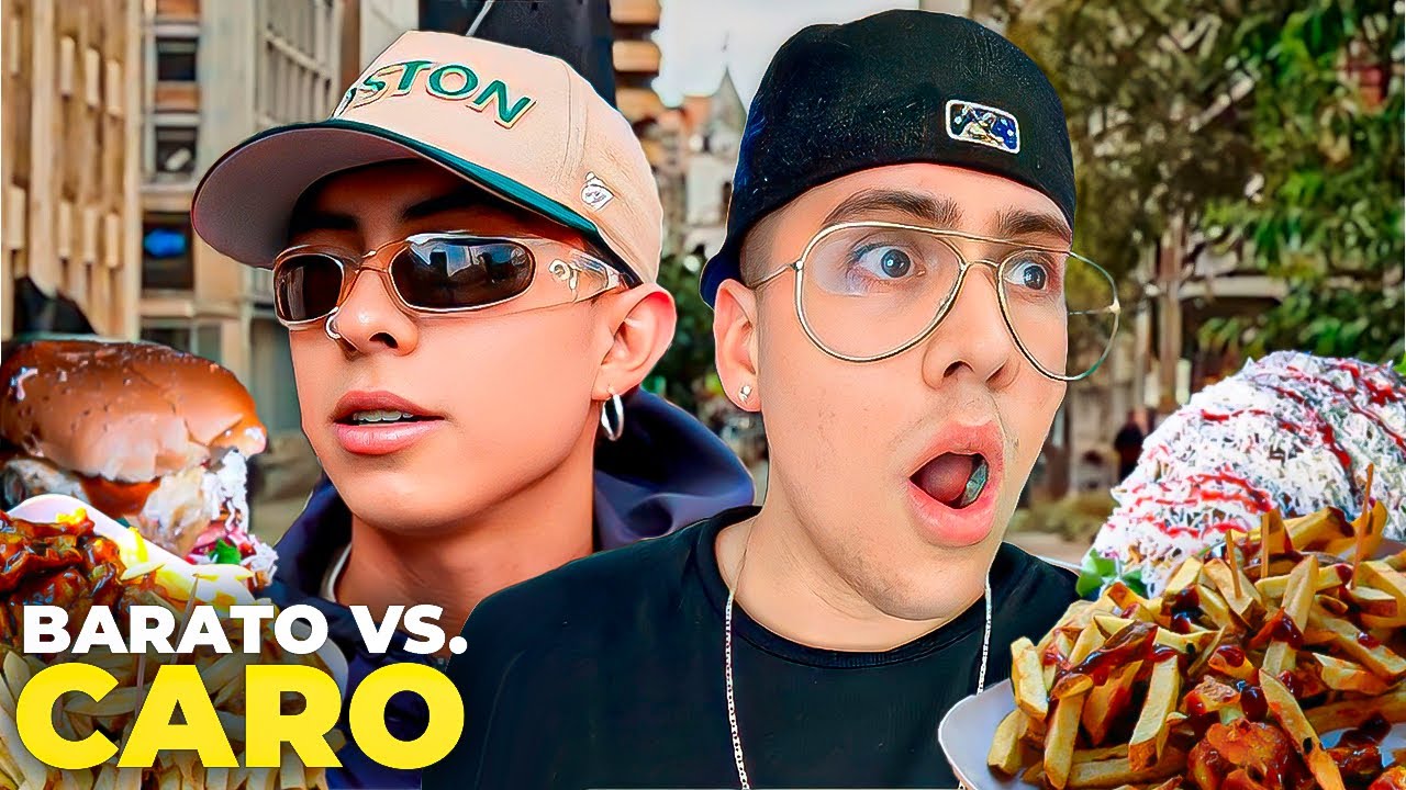 PROBANDO COMIDA CALLEJERA Y COMIDA CARA ft SIN ROL ESPECÍFICO *final inesperado*