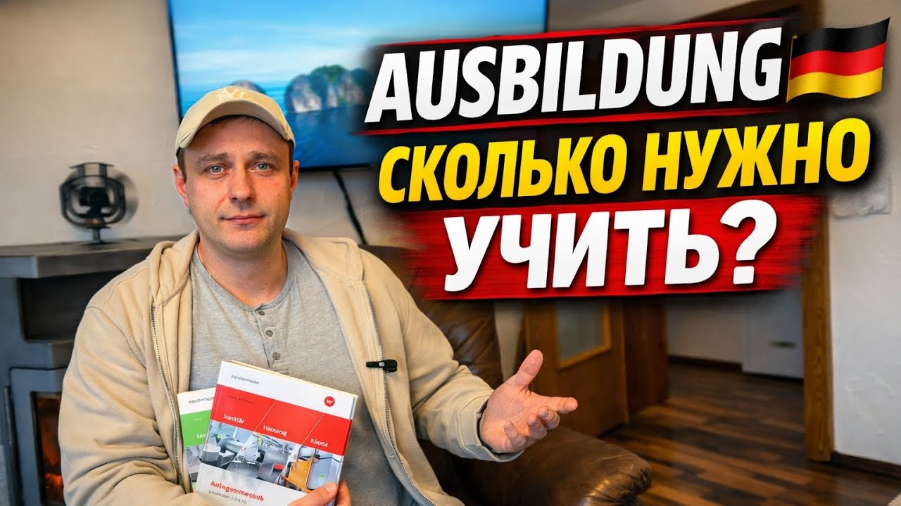 Сколько нужно учить на Ausbildung 🇩🇪 показываю материал и свои оценки