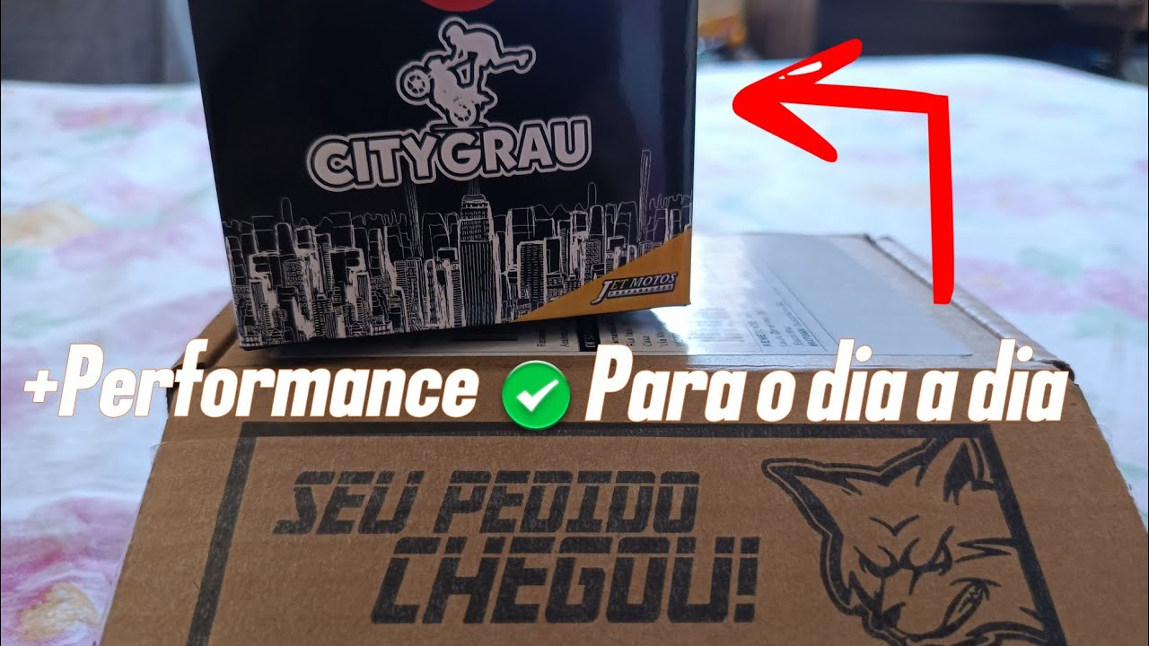 Comando city grau , unboxing sobre !!