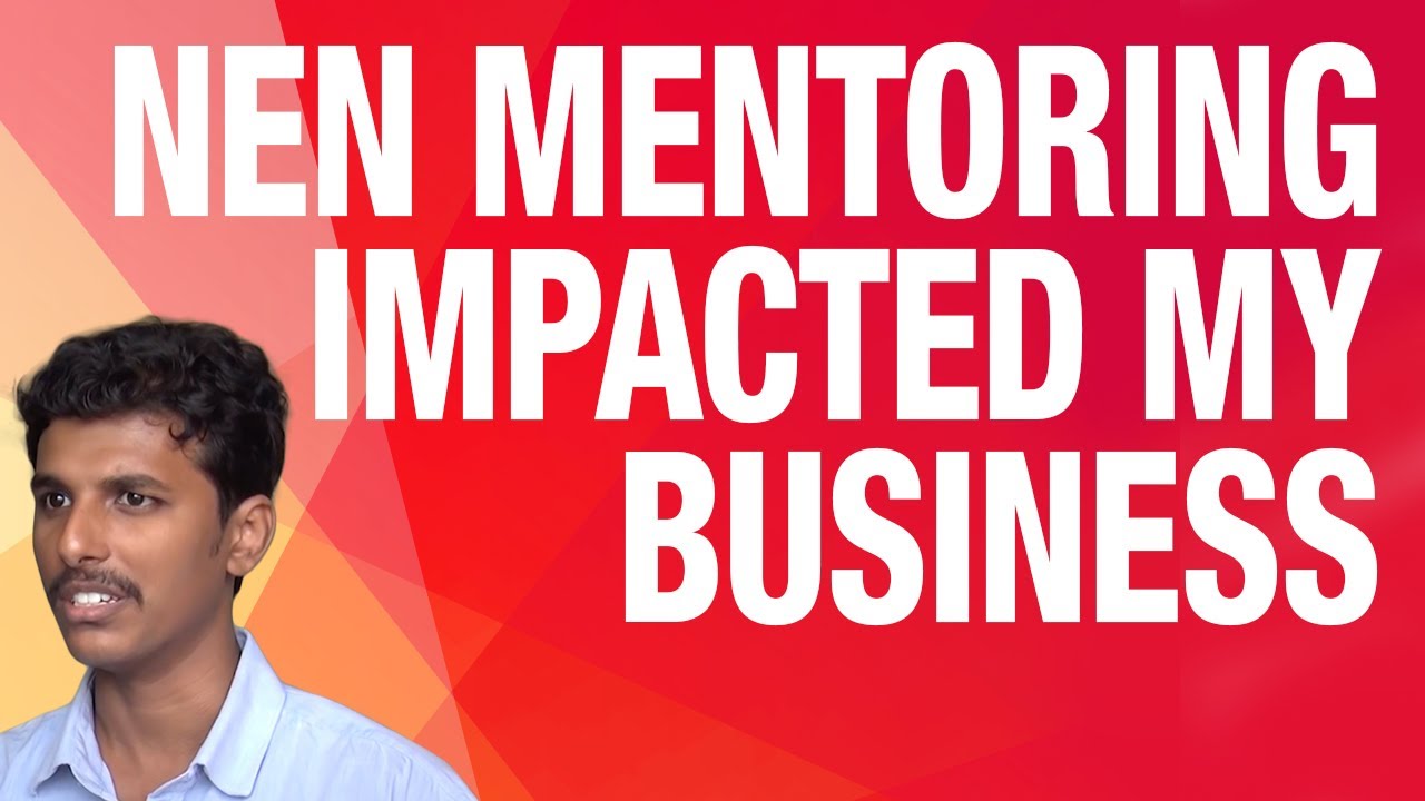 How NEN Mentoring Impacted My Business? | Vidarth Jaikrishnan, Strib | Wadhwani Foundation
