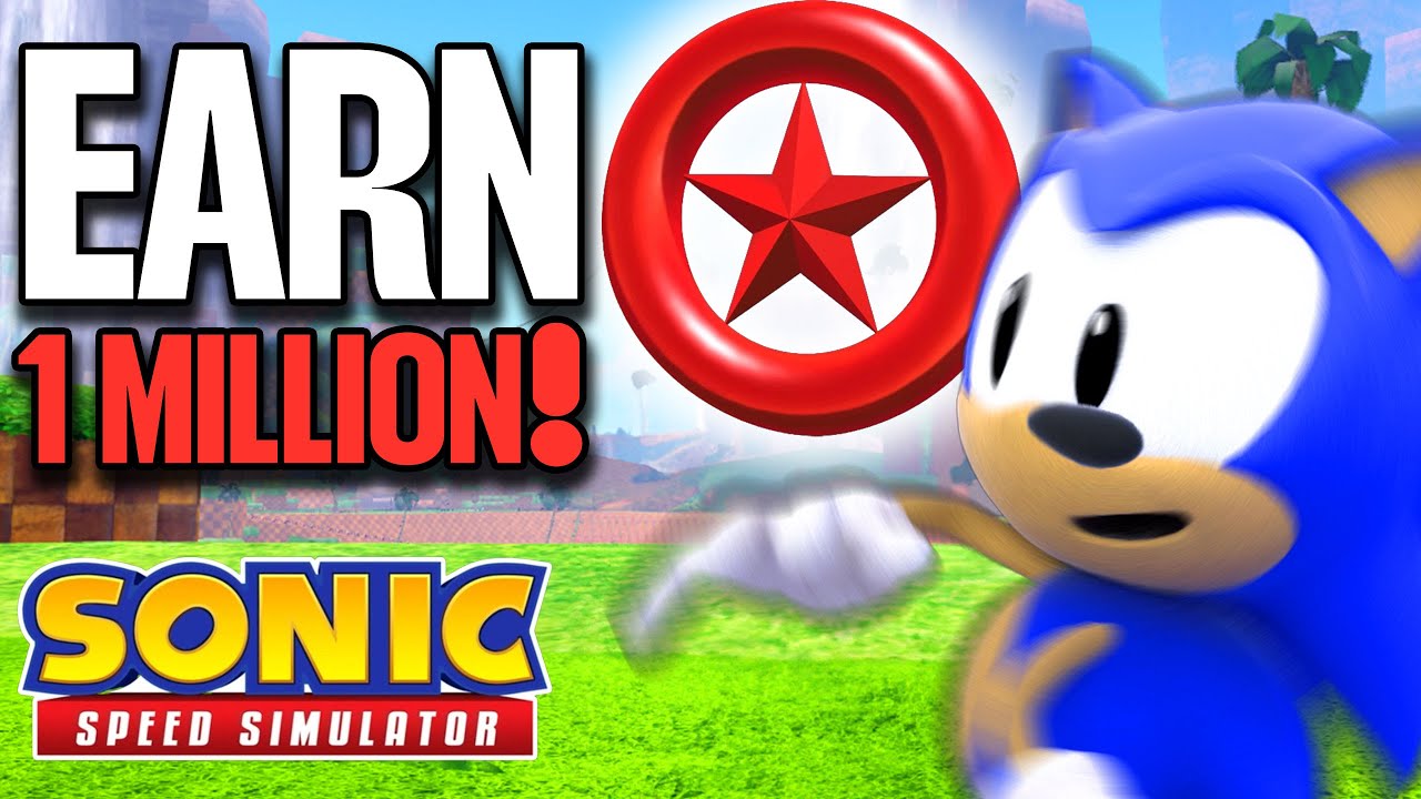 How to Earn 1 MILLION RED STAR RINGS in Sonic Speed Simulator