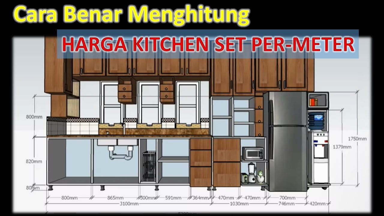 Harga Kitchen Set Permeter lari & Persegi 2022 Terbaru