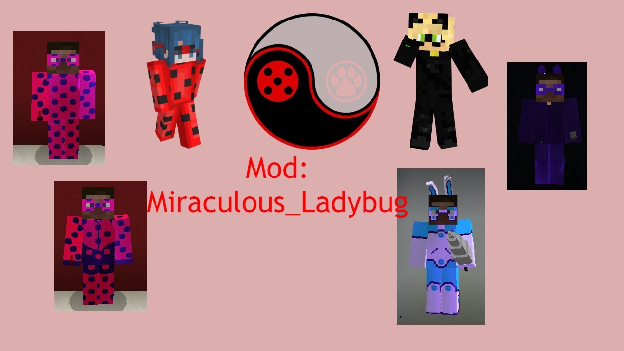 Mod Miraculous_Ladybug 1.4 para la versión 1.16.5