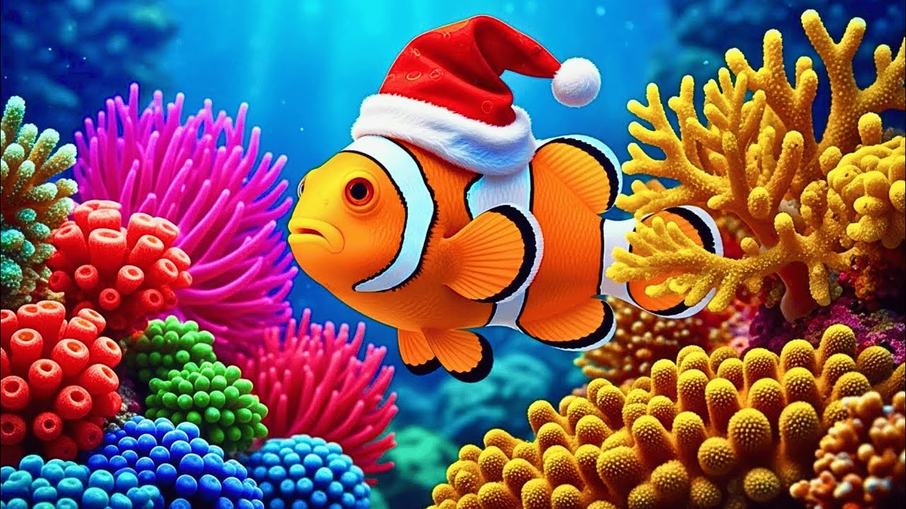 The Best Aquarium 4K Ultra HD 🐠 Stunning Coral Fish & Jellyfish - Relaxing Music for Sleep #10