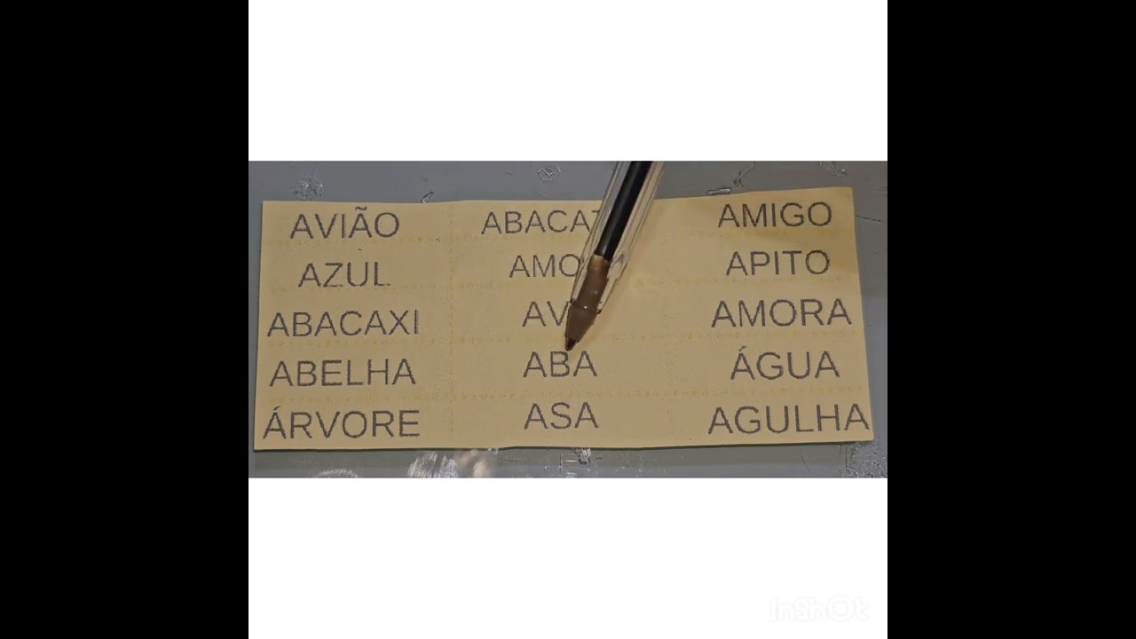 PALAVRAS  INICIADAS  COM  A  VOGAL  A  ! PRÓ  IVANI  !