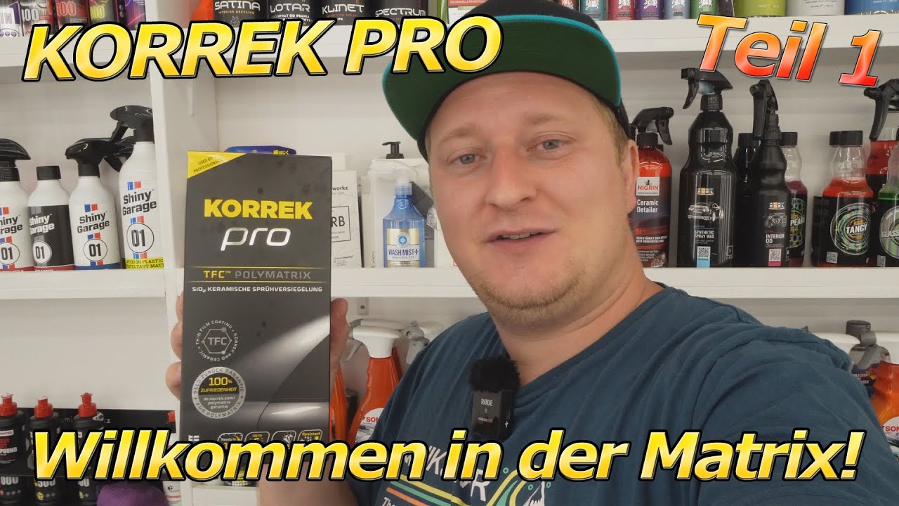 HOT oder SCHROTT? KORREK PRO TFC Polymatrix SiO2 KERAMISCHE SPRÜHVERSIEGELUNG im Test Teil 1
