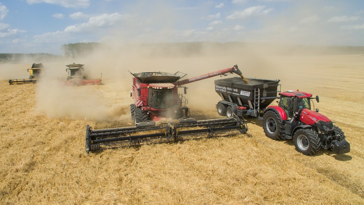 CASE IH OPTUM 270 CVX & PERARD Interbene 25 | NEW HOLLAND CR 9.80 | CASE IH Axial-Flow 8240