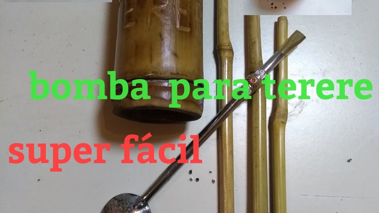 bomba de terere ou chimarrão de bambu.@bambutotal