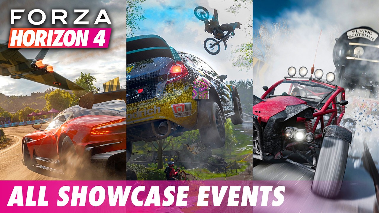 Forza Horizon 4 | All Showcase Events (Max Difficulty)