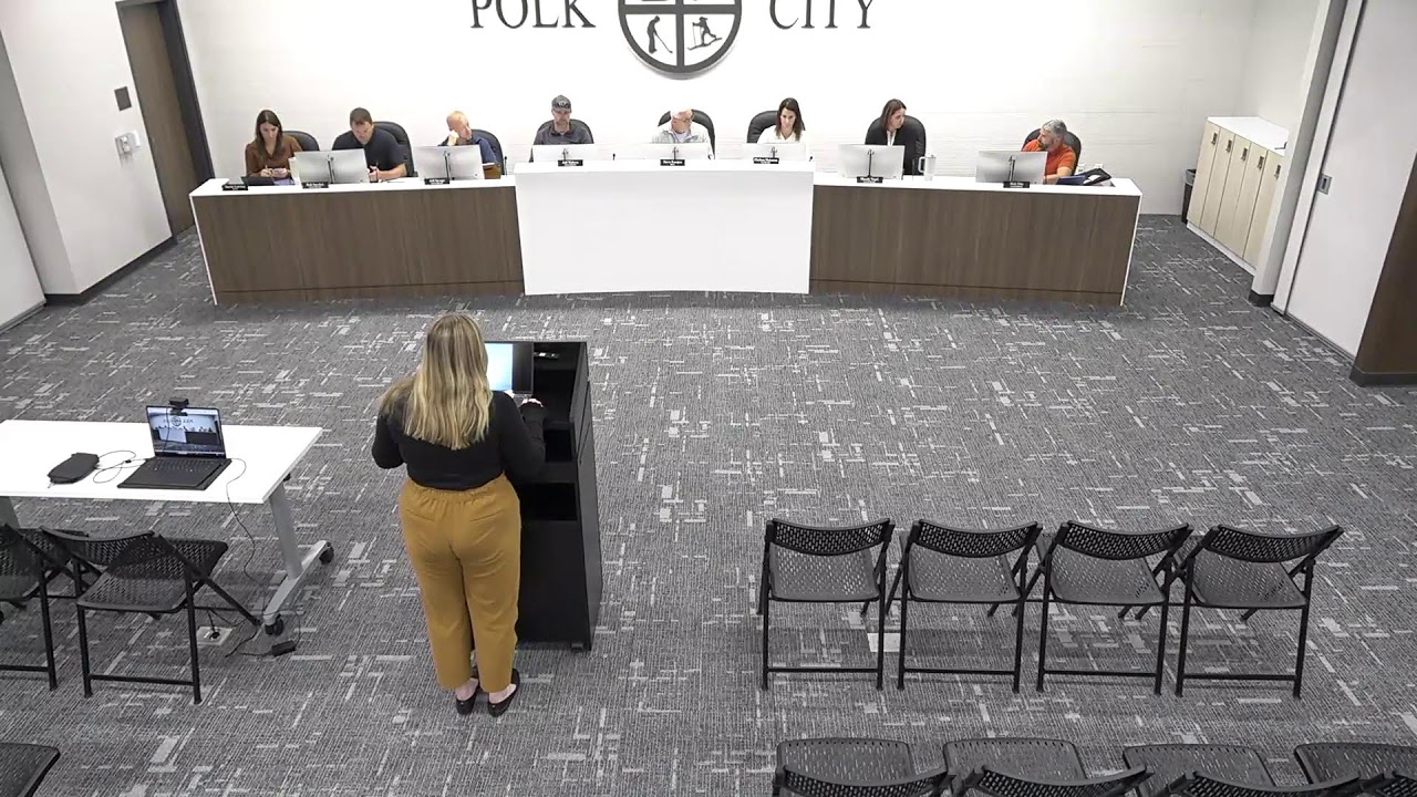 Special City Council Meeting: Polk City IA November 3, 2025