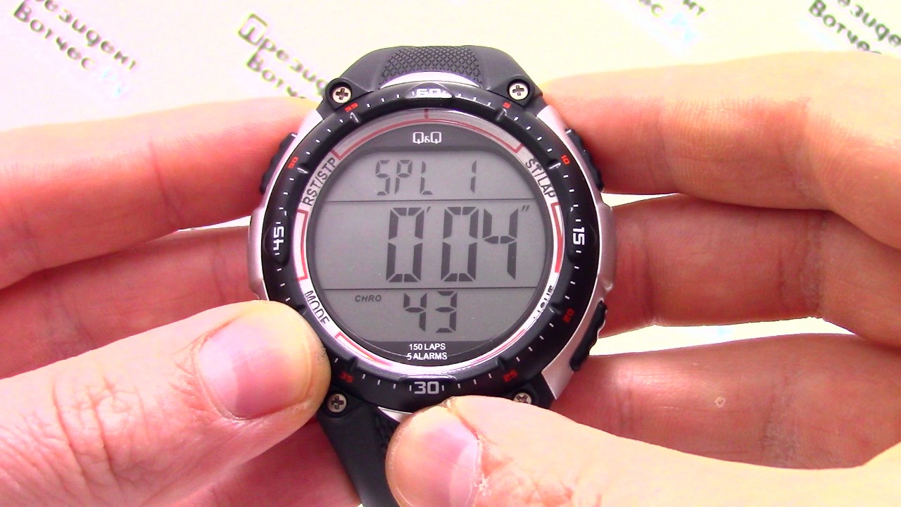 Часы Q&Q M010-002 [M010 J002] - Инструкция, как настроить от PresidentWatches.Ru