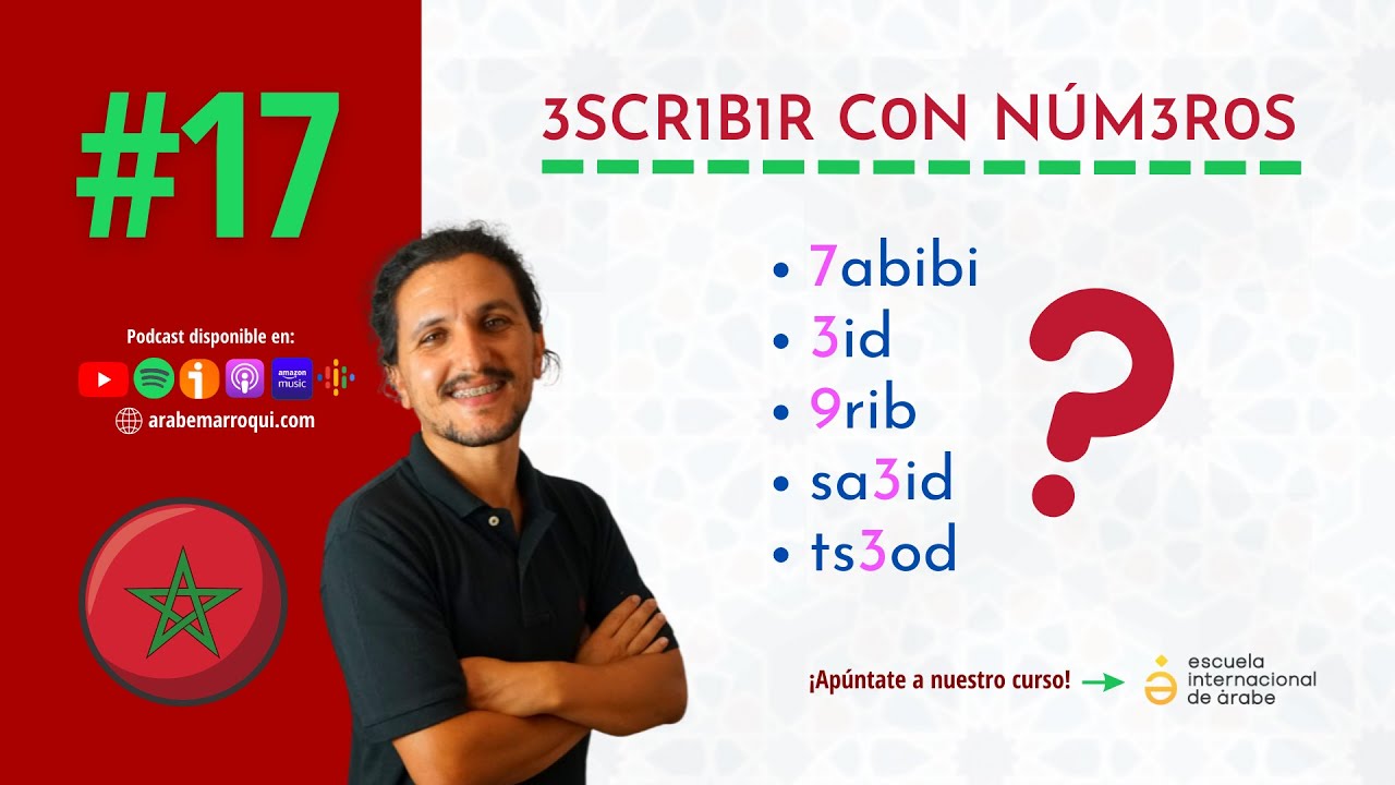 &iquest;Por qu&eacute; los &aacute;rabes usan n&uacute;meros a la hora de escribir? 🇲🇦 #17