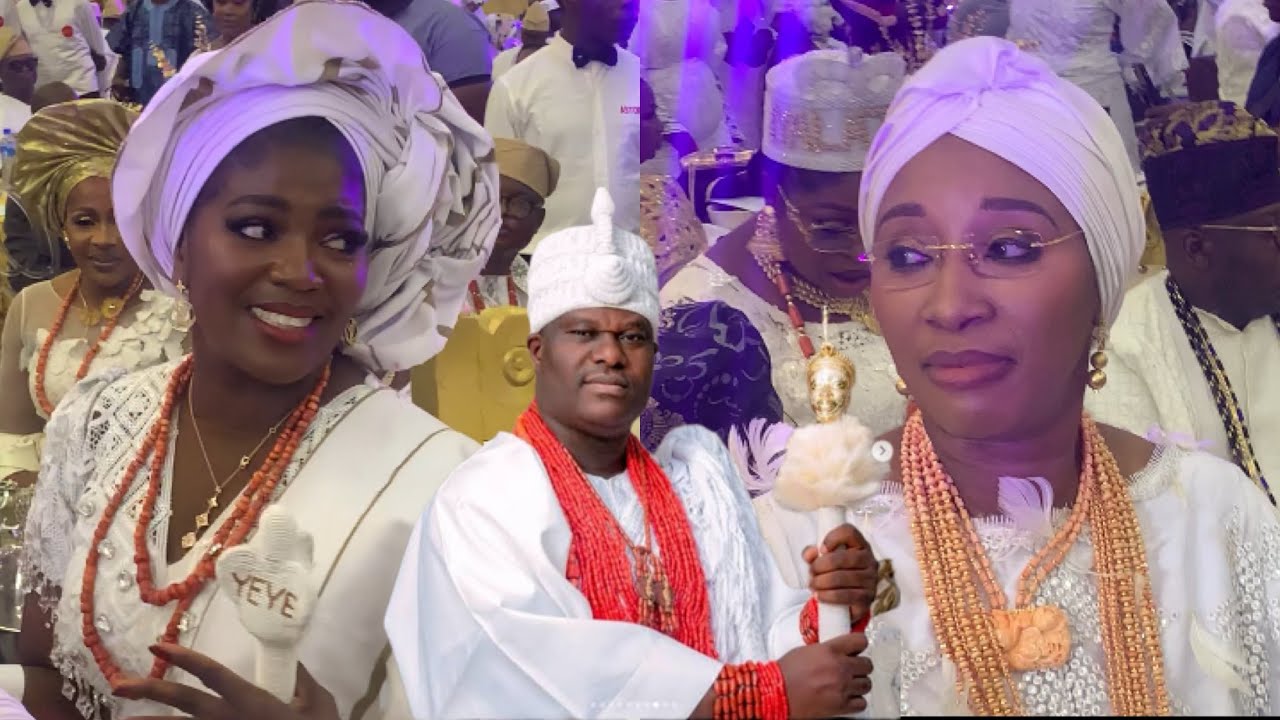 OONI ILE IFE TWO(2)BEAUTIFUL WIFE’S OLORI ASHLEY&AFOLASHADE  COMPETE DANCE AT OONI 51YEARS BIRTHDAY 