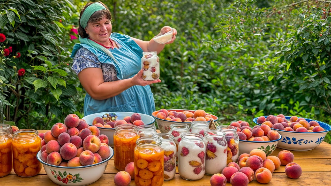 Peaches, Fire & a Roasted Duck: Pure Ukrainian Village Cooking