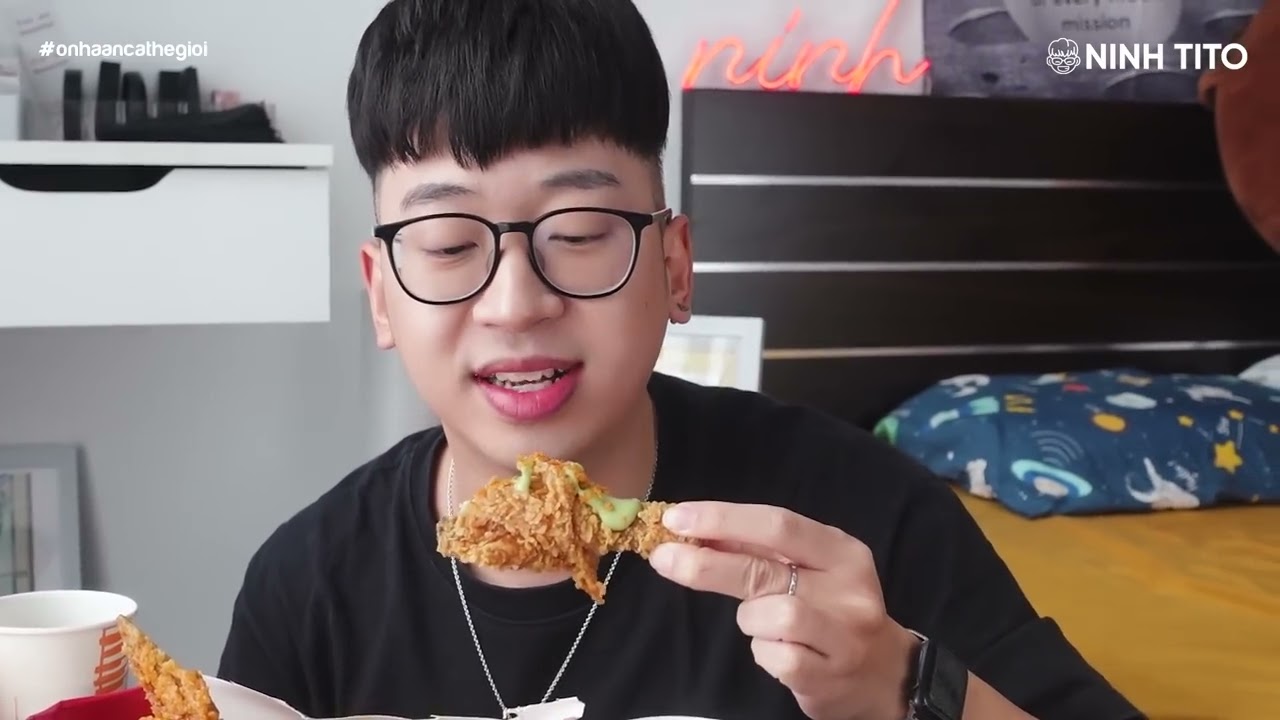 ĐẠI CHIẾN GÀ RÁN thử các vị gà mới // SERIES Ở NHÀ ĂN CẢ THẾ GIỚI
