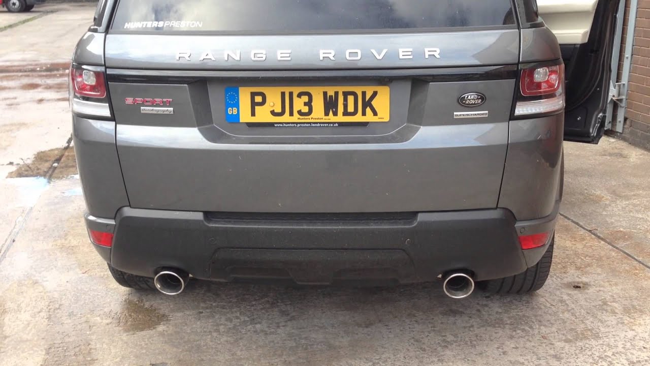 Supercharged Autobiography Range Rover Sport with custom KMS Exhaust.