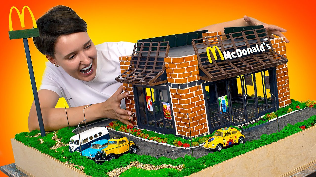 How To Make Your Own Miniature McDonald’s | BRICKLAYING TUTORIAL