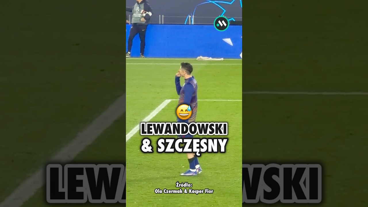 LEWANDOWSKI ŚMIESZKUJE ZE SZCZĘSNYM 😂