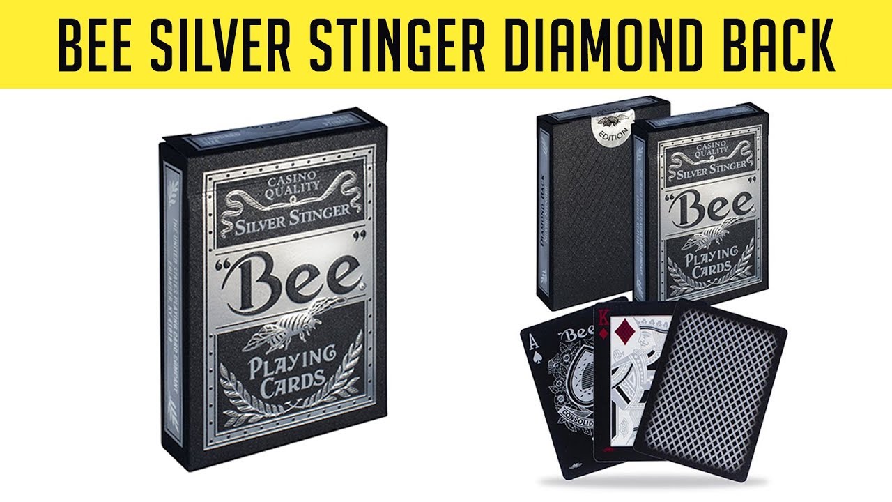 Обзор колоды: Bee Silver Stinger Diamond Back в черном