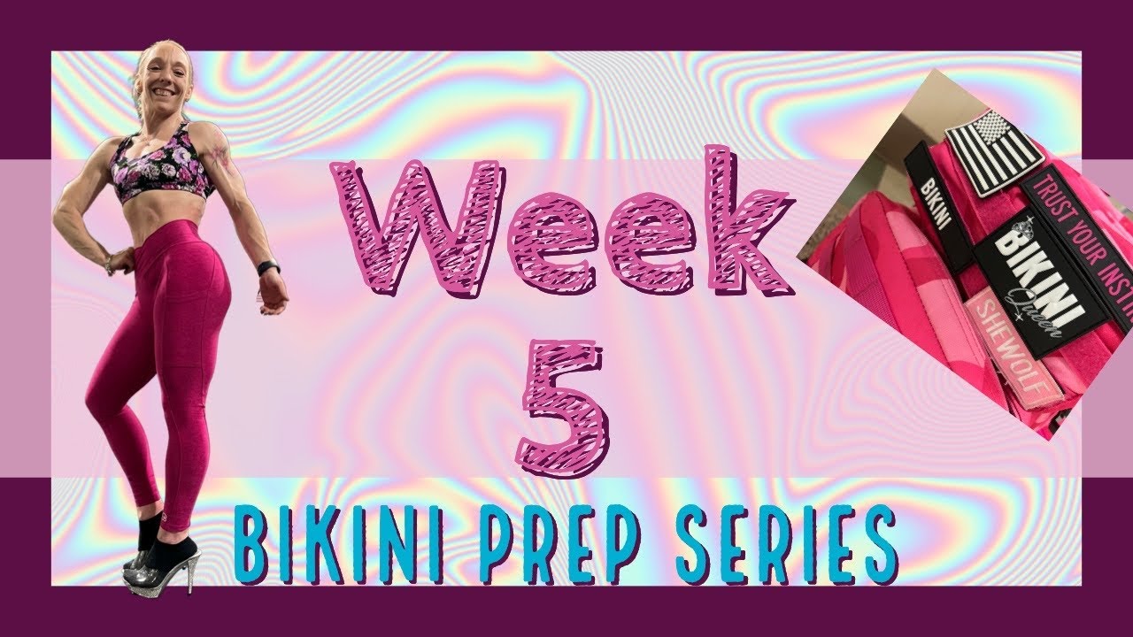 Less than 5 weeks out!!!! Bikini Prep First Competition, Exhausted, Working Out, Waxing&hellip;.