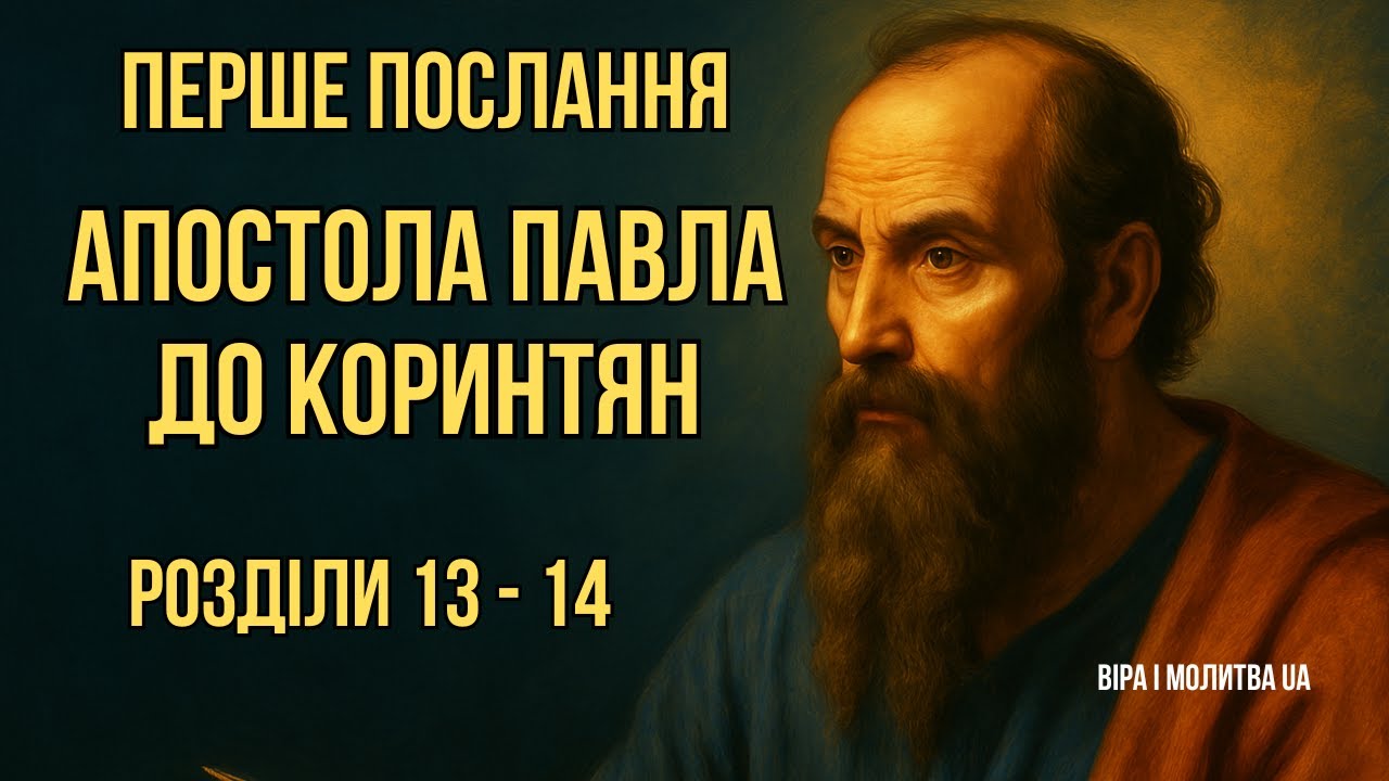 ПОСЛАННЯ АПОСТОЛА ПАВЛА ДО КОРИНТЯН | РОЗДІЛИ 13 – 14 | ВІРА І МОЛИТВА UA