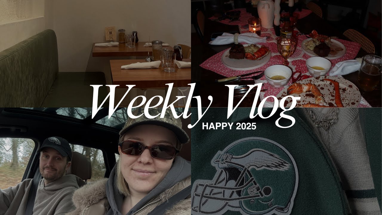 Weekly Vlog: Running errands, Philadelphia Eagles, NYE, & 2025 goals.