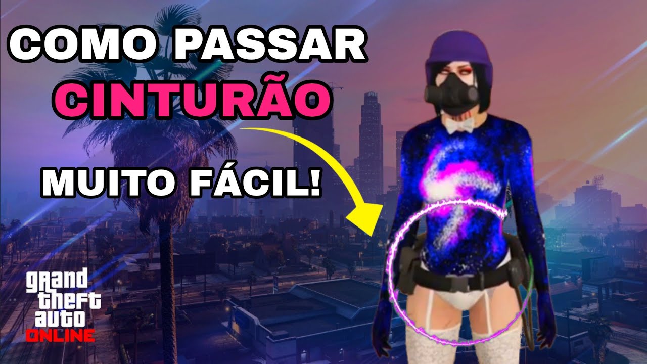 COMO PASSAR O CINTURÃO PARA OUTRO TRAJE no Gta 5 online | MÉTODO ATUALIZADO PASSO A PASSO