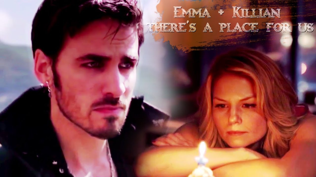 captain swan || emma + killian || there's a place for us