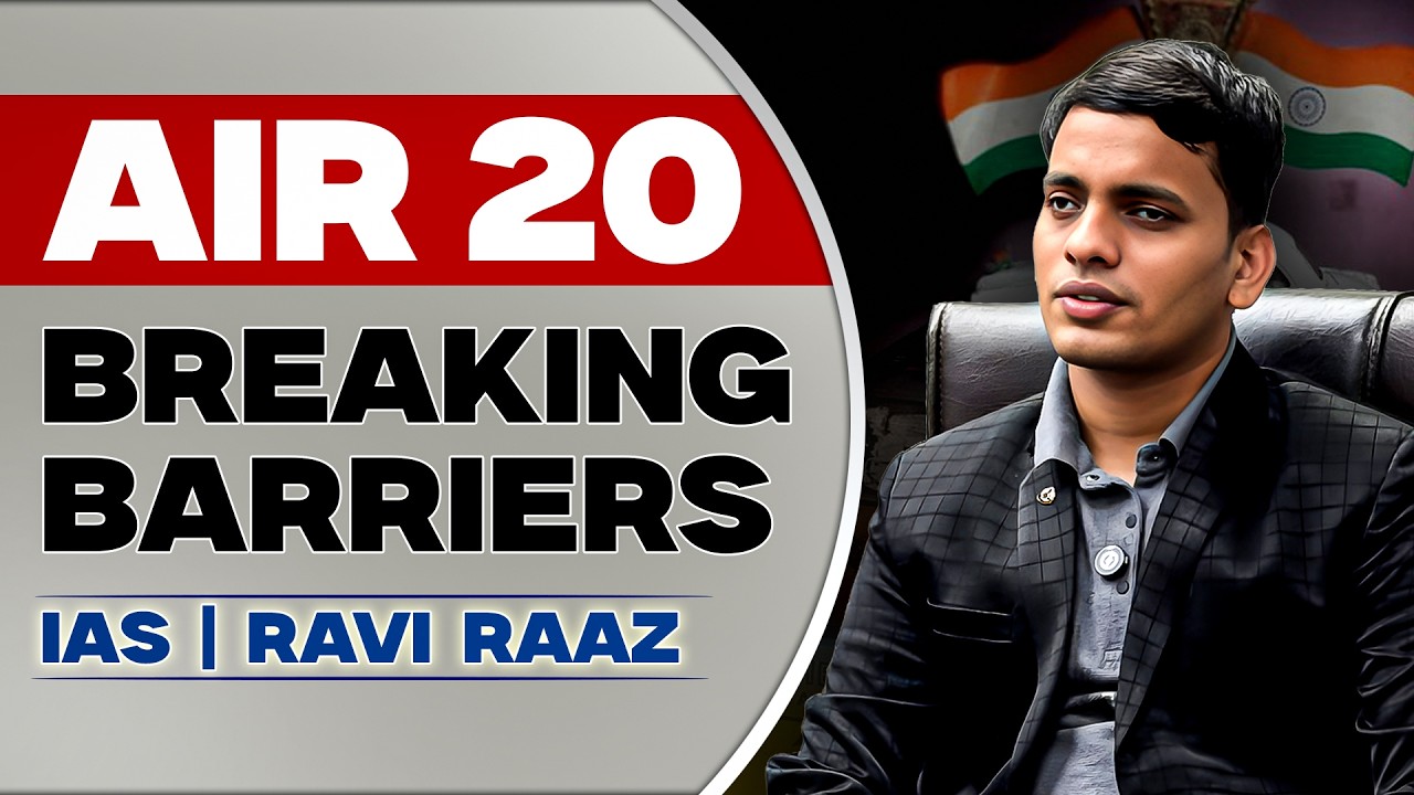 Breaking Barriers | The Story of IAS Ravi Raaz | AIR 20 | UPSC CSE 2025 | Manikant Sir's Student
