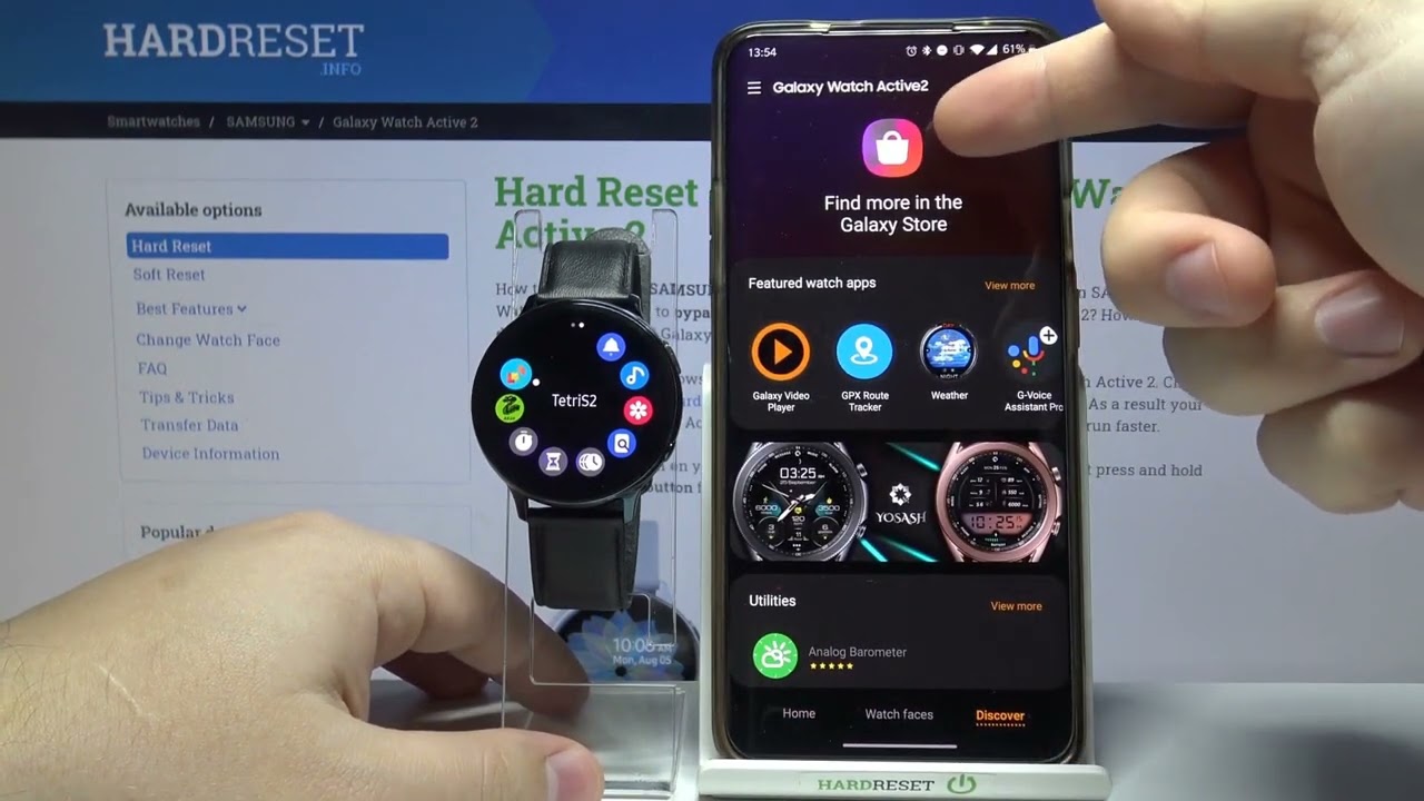 SAMSUNG Galaxy Watch Active 2: So installierst du Apps