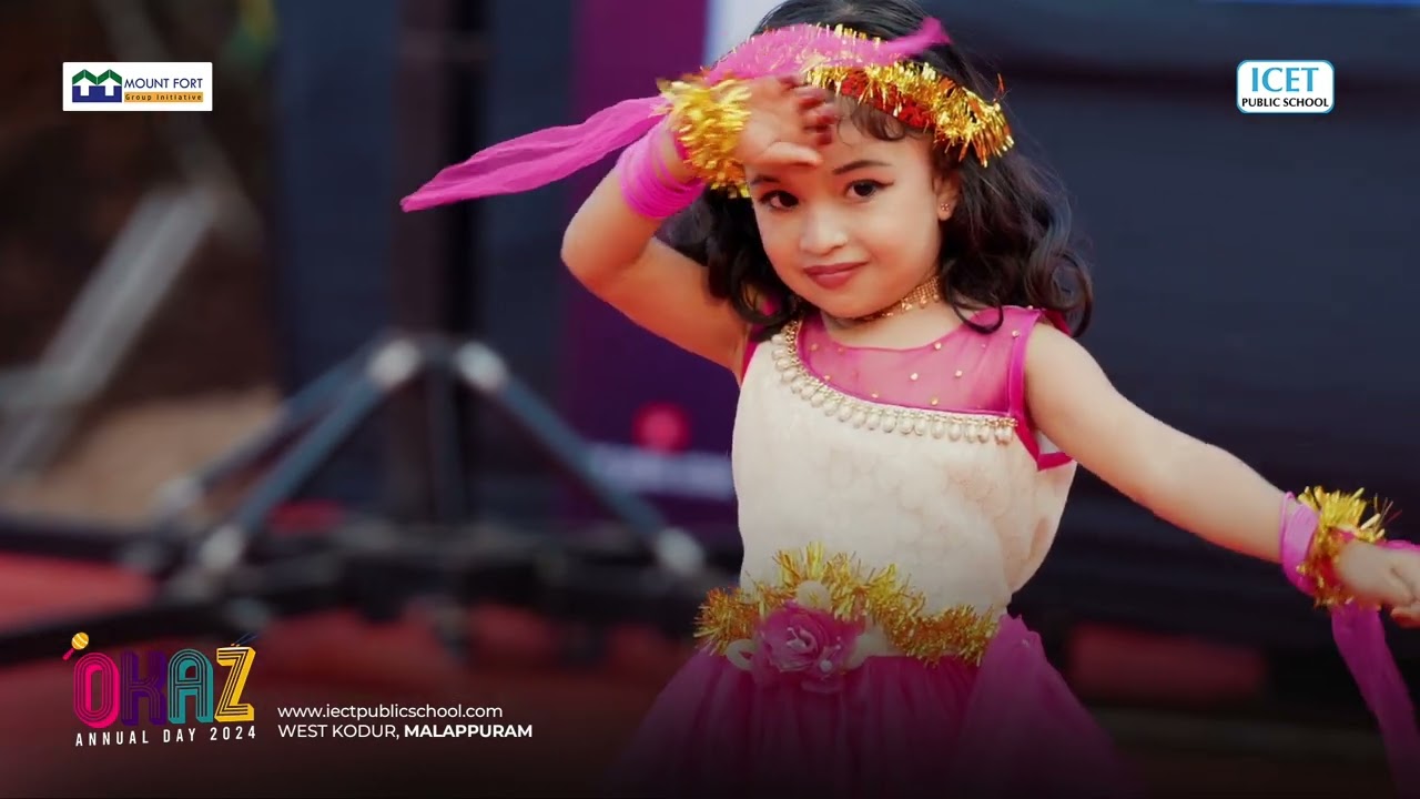 OKAZ 2k24 |SOLO DANCE | YEZDA FATHIMA | BANNUAL DAY CELEBRATION | MONTESSORI | ICET PUBLIC SCHOOL
